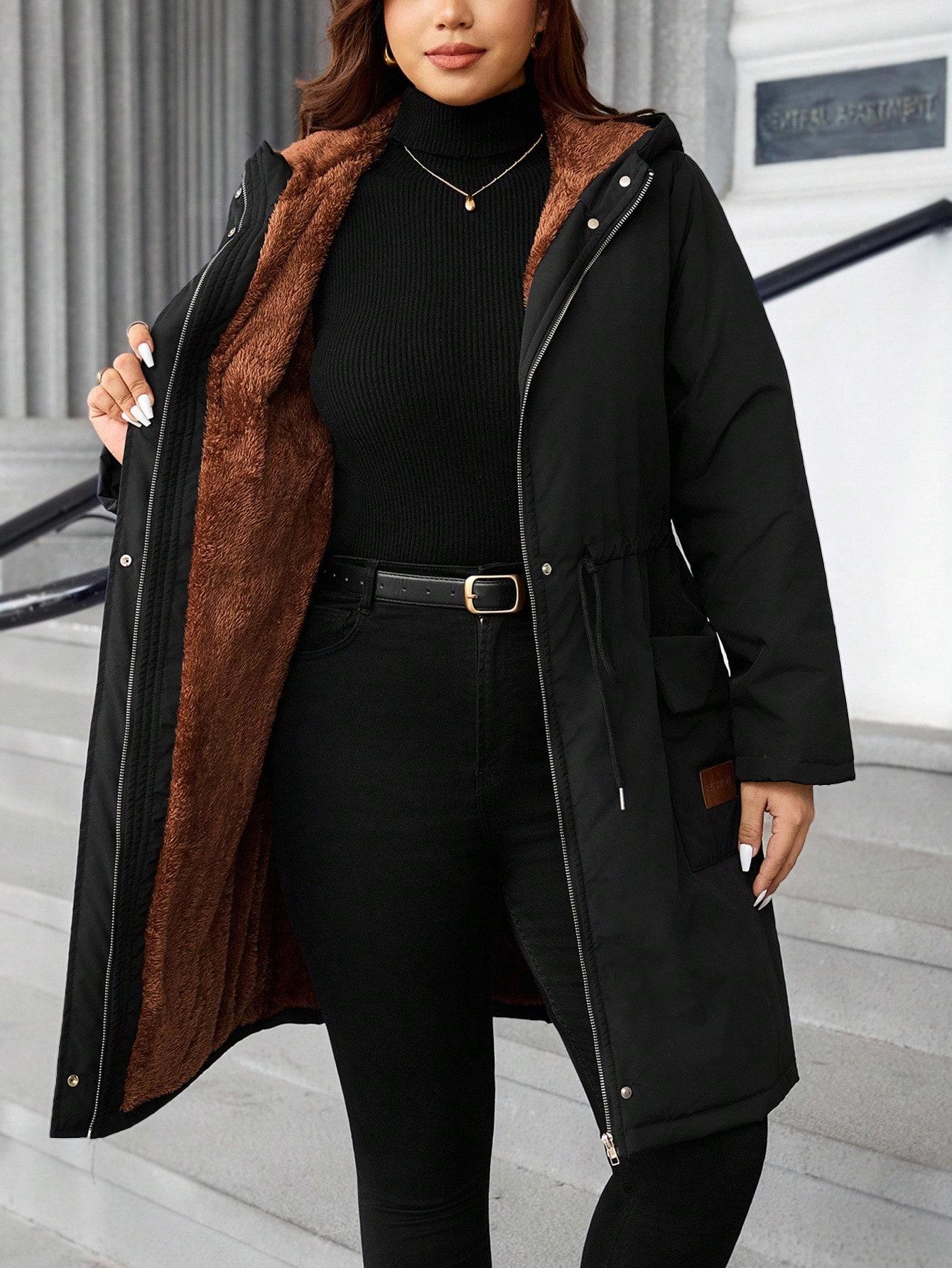 CZARNA KURTKA PARKA