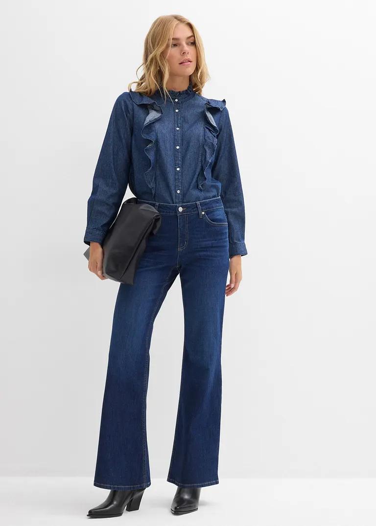 NIEBIESKIE SPODNIE JEANS