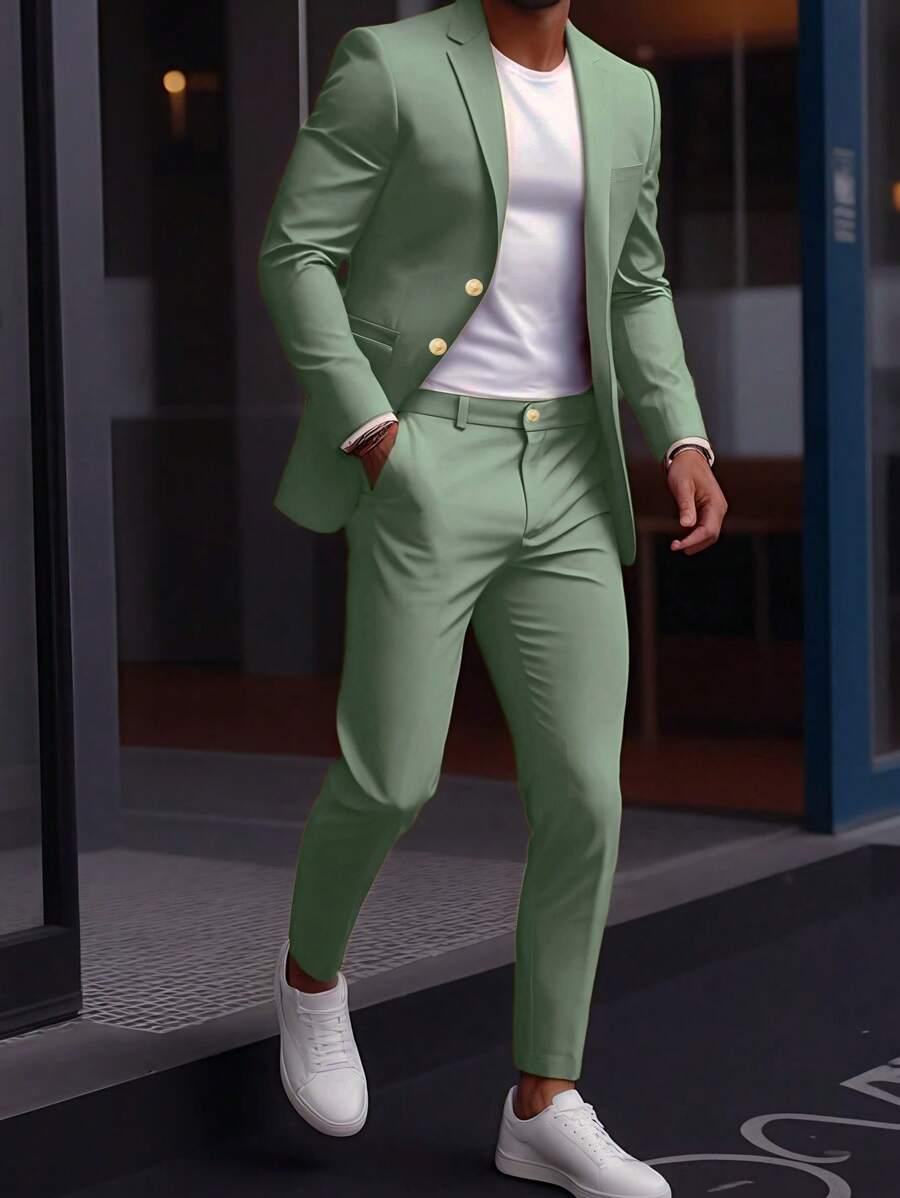 zielone spodnie casual