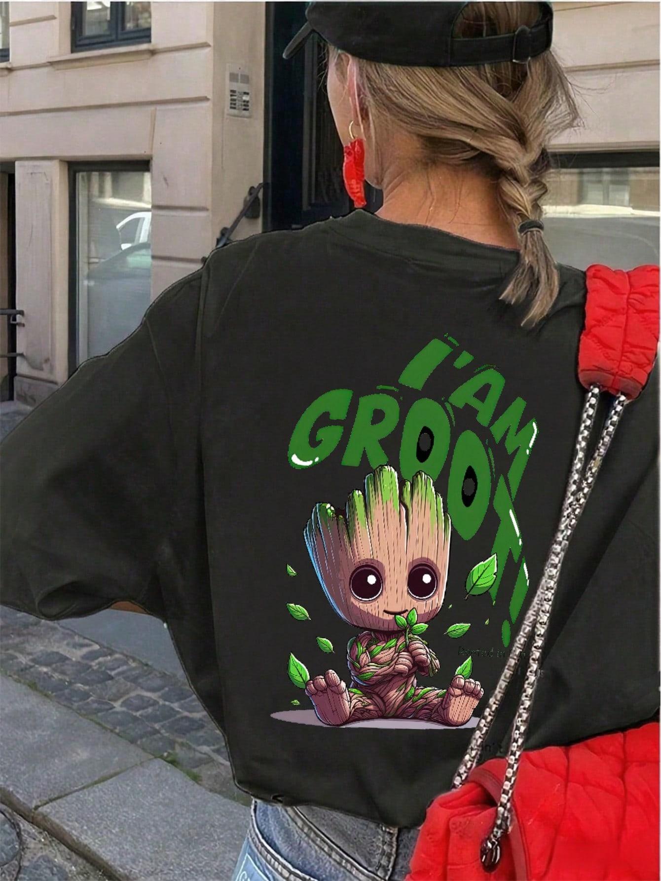 T-SHIRT DAMSKI Z NADRUKIEM
