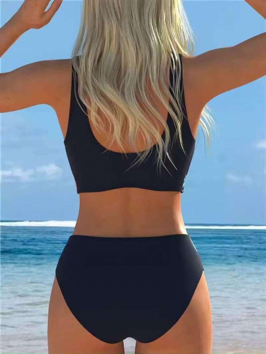 komplet bikini wzór