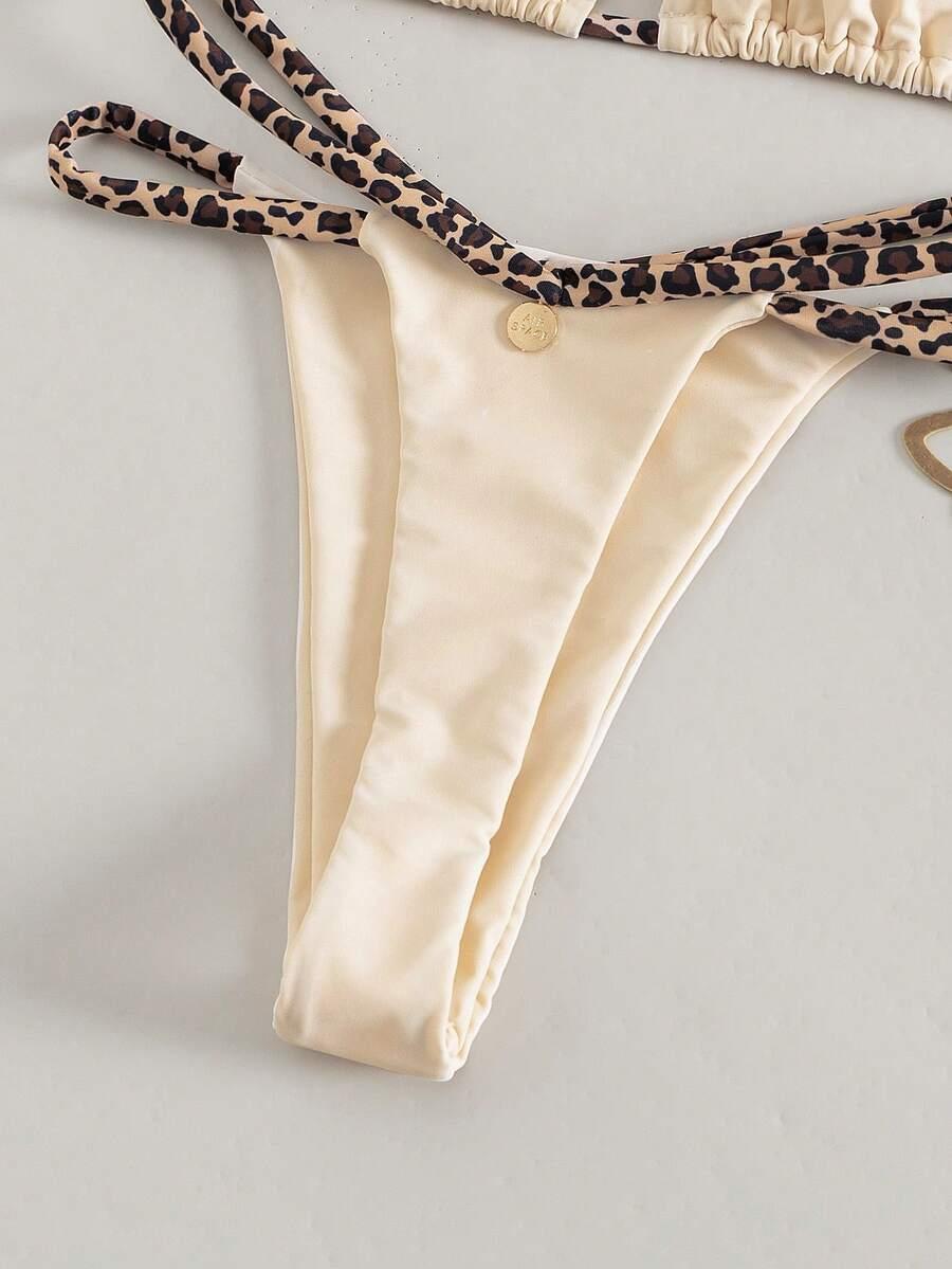 GÓRA OD BIKINI animal print