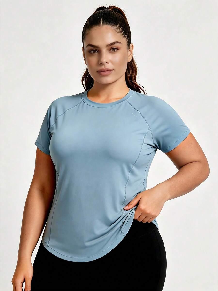 niebieska koszulka sportowa