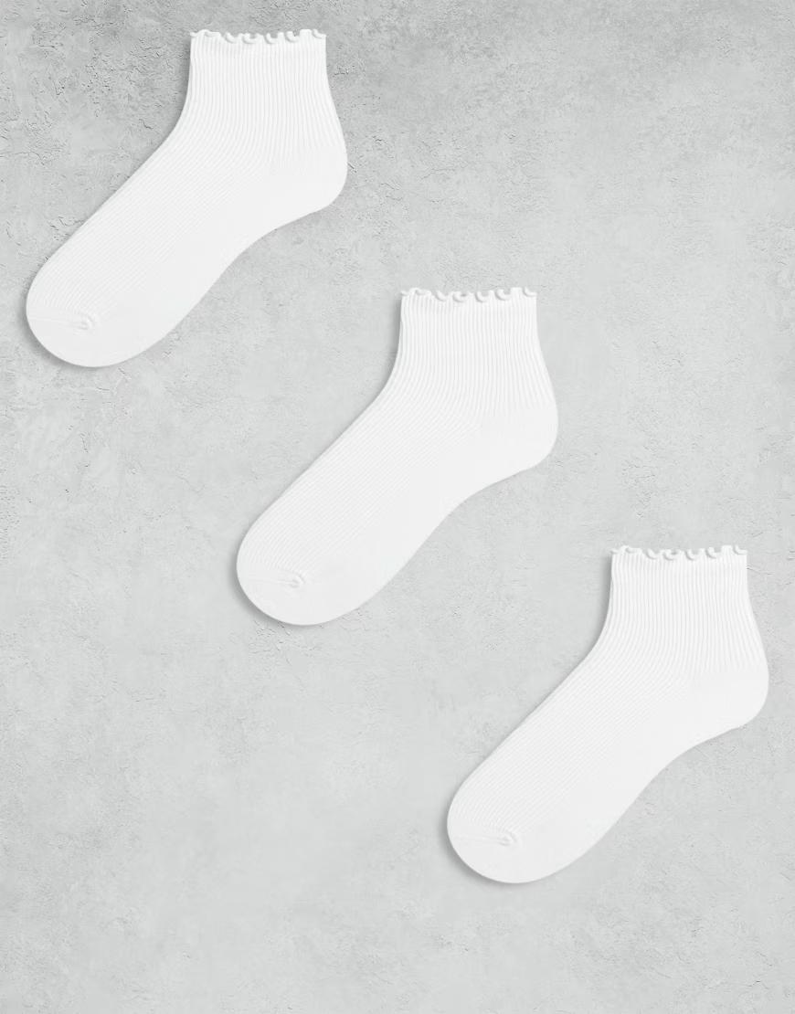BIAŁE SKARPETKI 3-PACK