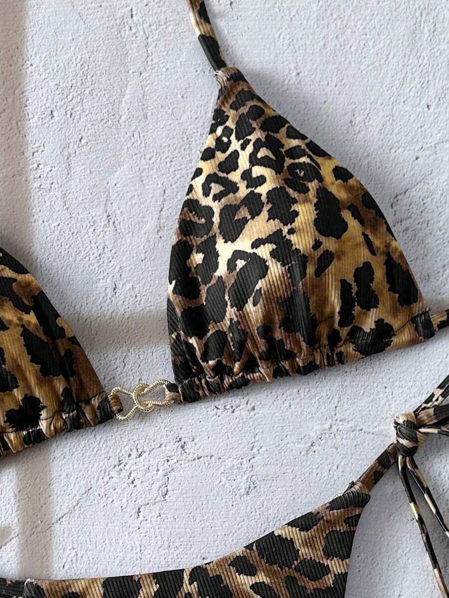 DWUCZĘŚCIOWY STRÓJ KĄPIELOWY ANIMAL PRINT