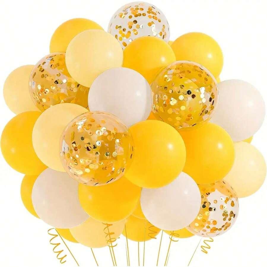 lateksowe balony 12szt. taśma
