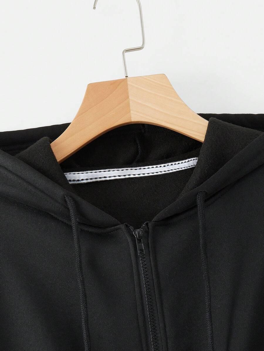 CZARNA BLUZA KAPTUR