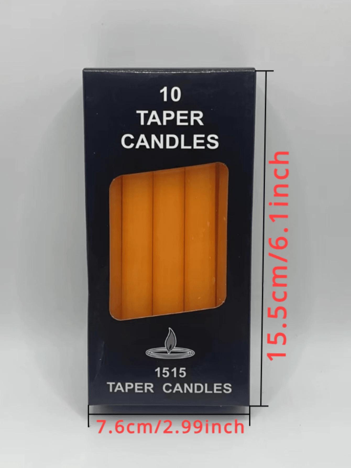 różowe świece 10-pack