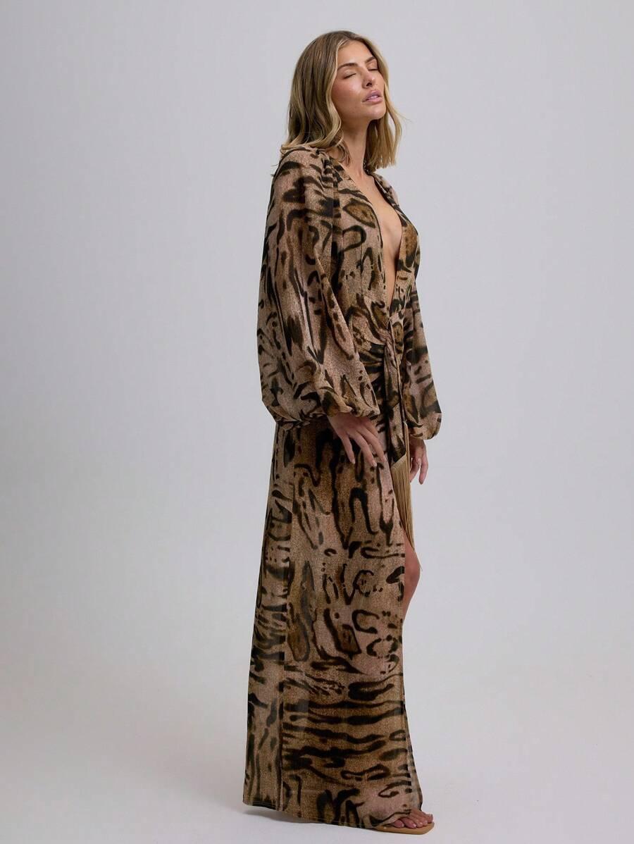 sukienka animal print