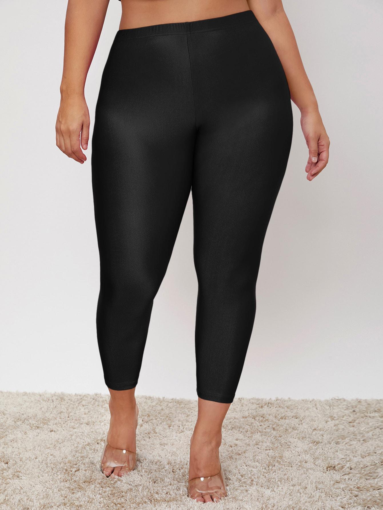 czarne legginsy wysoki stan 