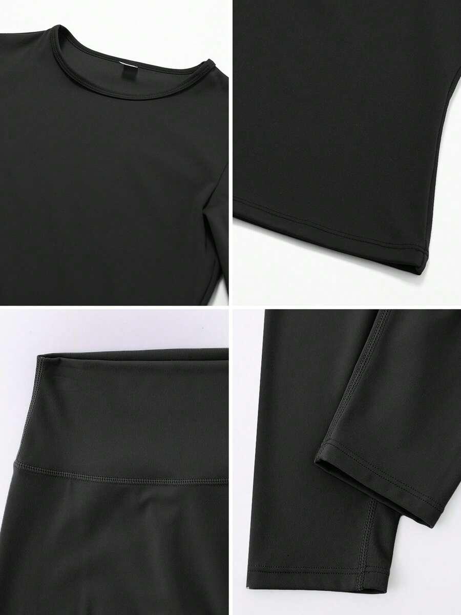 komplet bluzka legginsy 