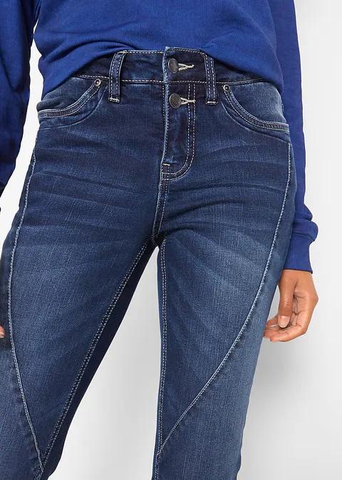 JEANSY DAMSKIE FLARE REGULAR BAWEŁNA DŁUGA NOGAWKA