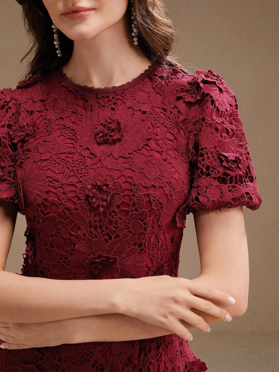 ELEGANCKA MAXI SUKIENKA Z HAFTEM 
