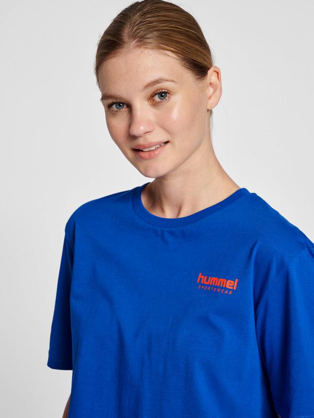 NIEBIESKI T-SHIRT LOGO