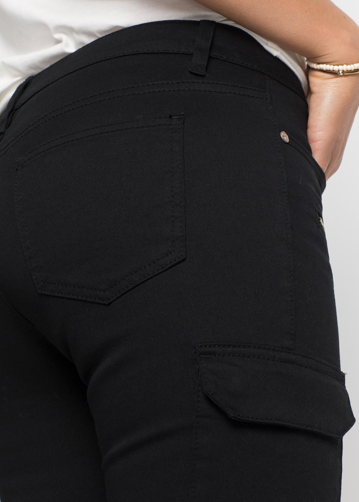 CZARNE SPODNIE JEANS RURKI ZAMEK