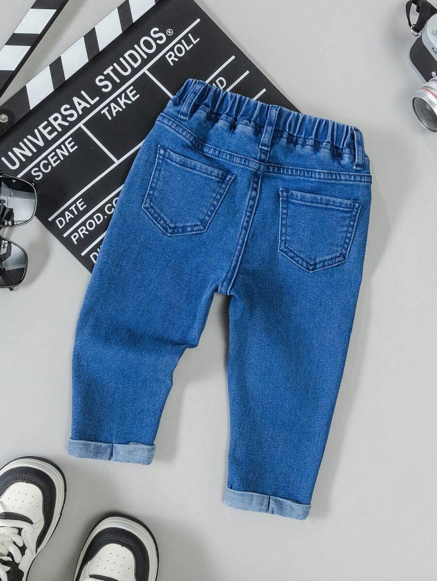 SPODNIE JEANS PROSTA NOGAWKA