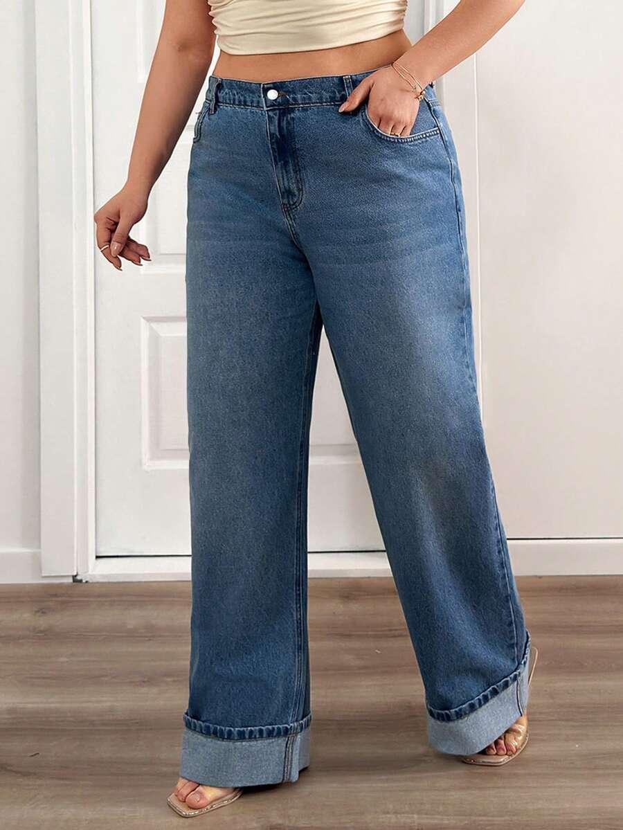 NIEBIESKIE SPODNIE JEANS