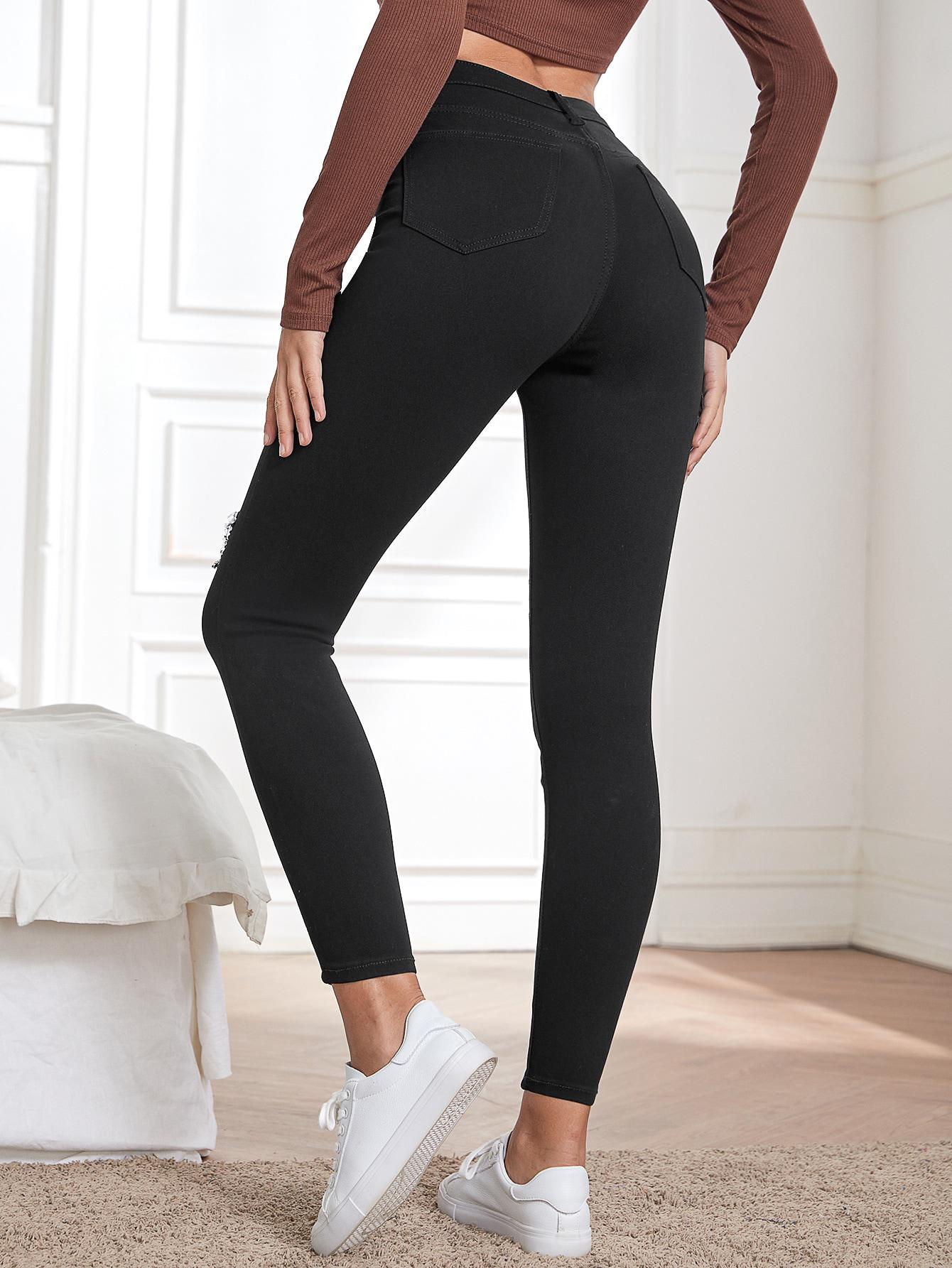 SPODNIE RURKI JEANS WYSOKI STAN