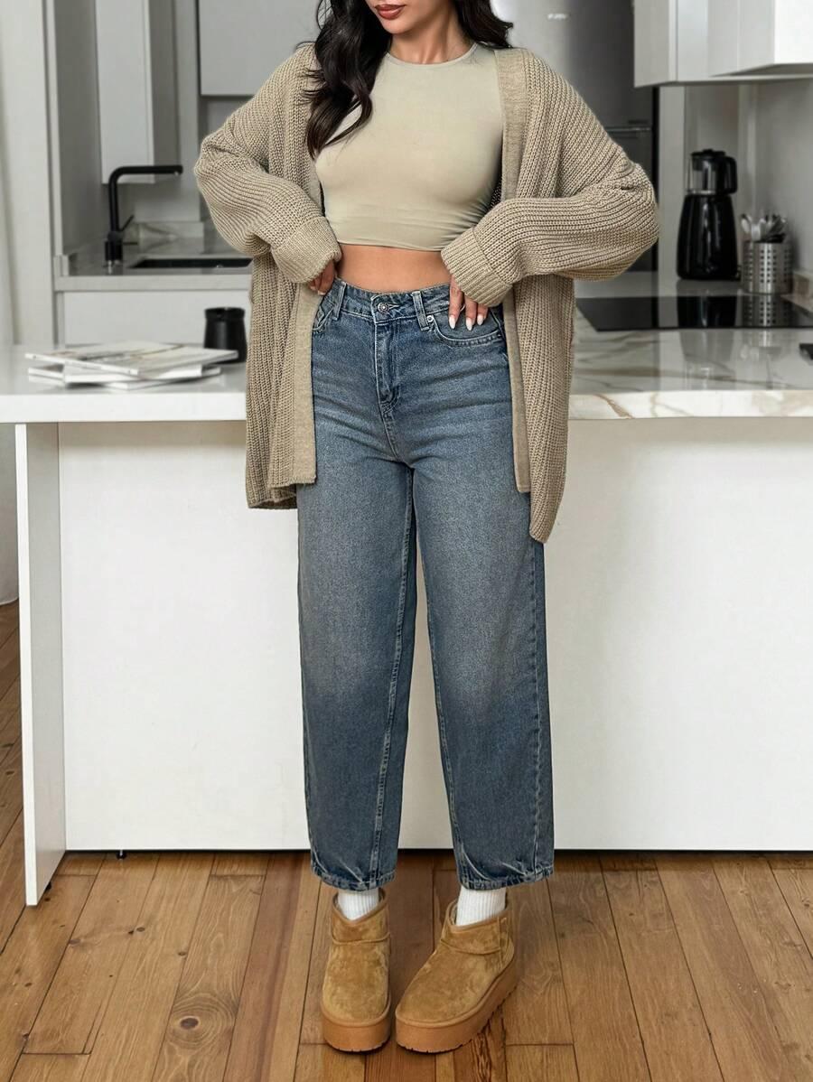 NIEBIESKIE SPODNIE JEANS