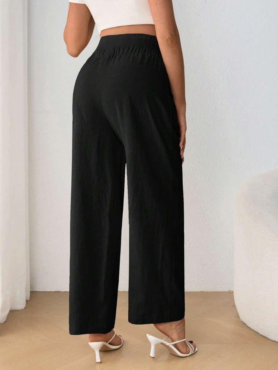 czarne spodnie casual