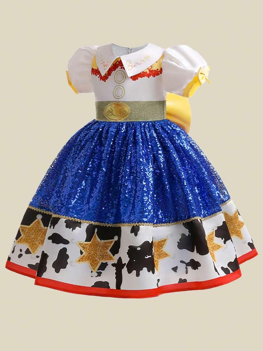 sukienka wzór połysk
