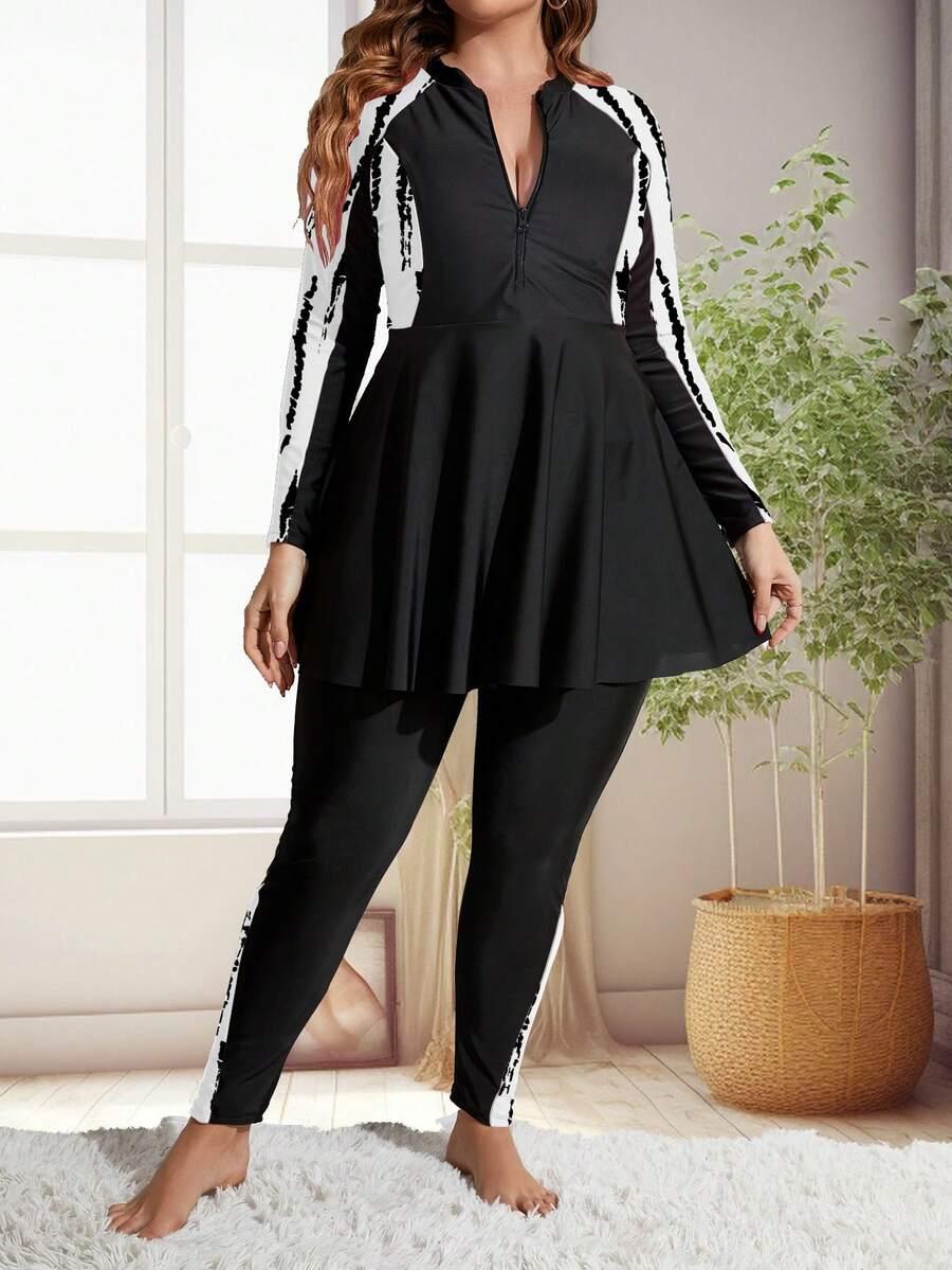 góra od stroju kąpielowego tankini burkini