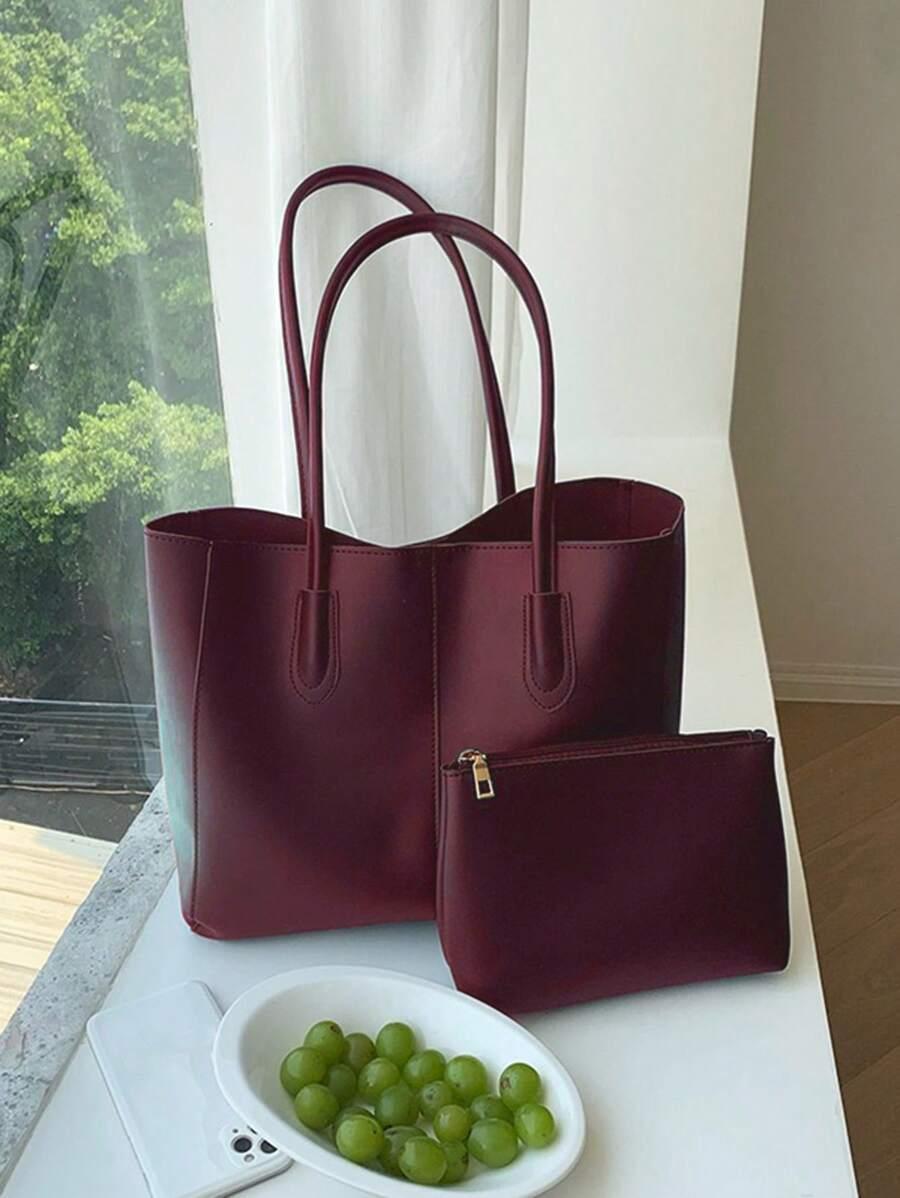bordowa TOREBKA casual