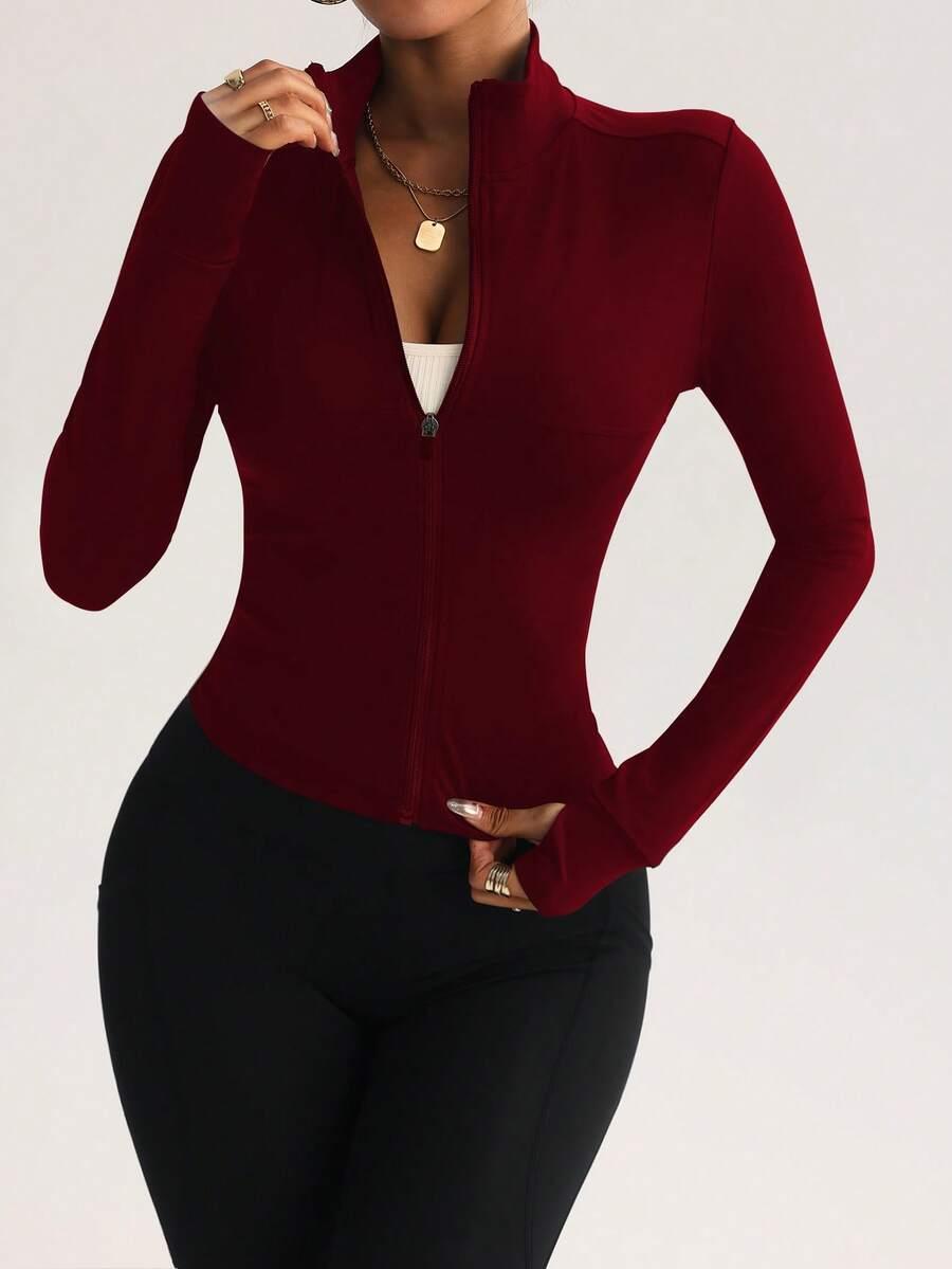BORDOWA bluza ZAMEK