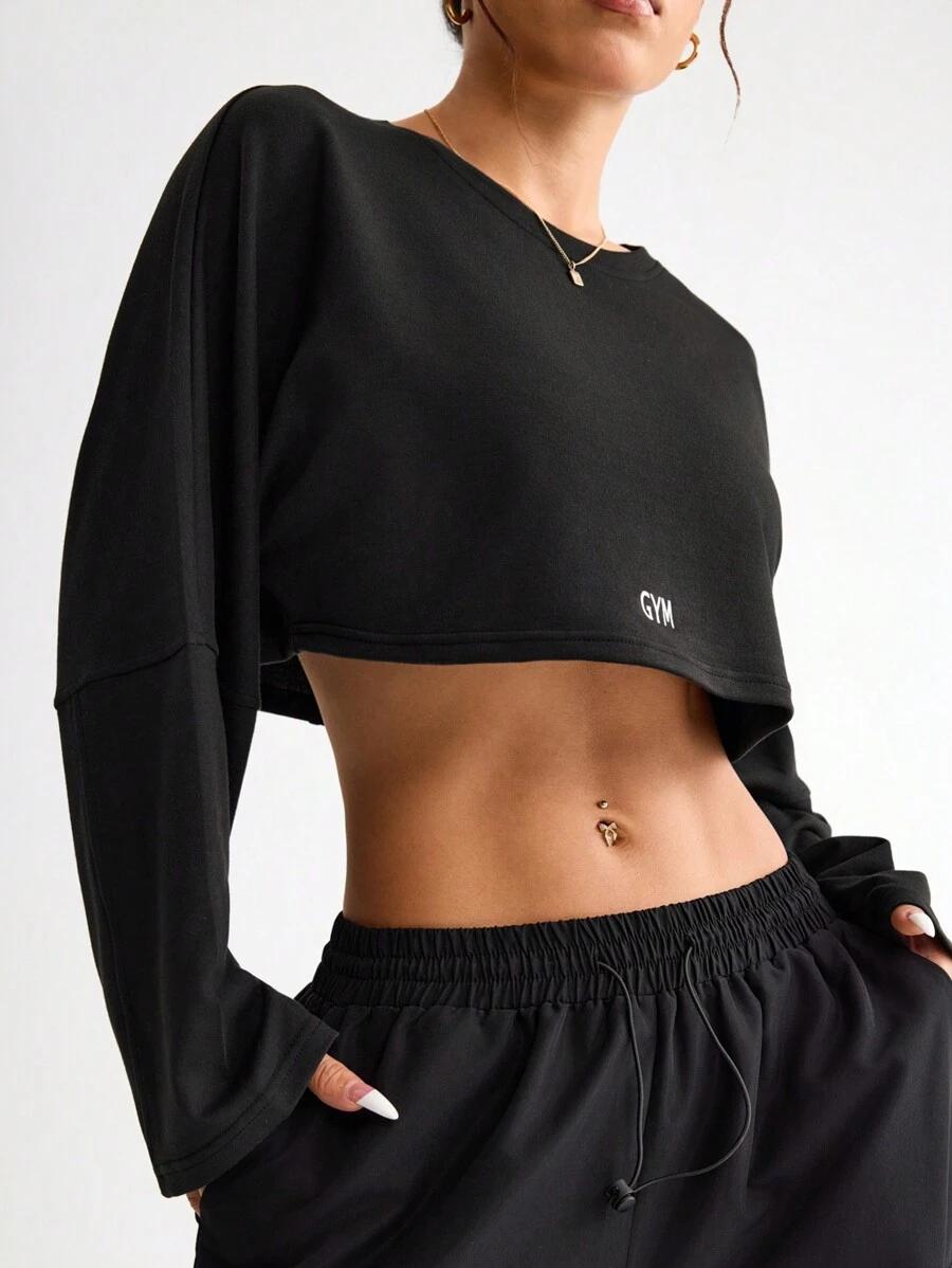 czarna bluza nadruk