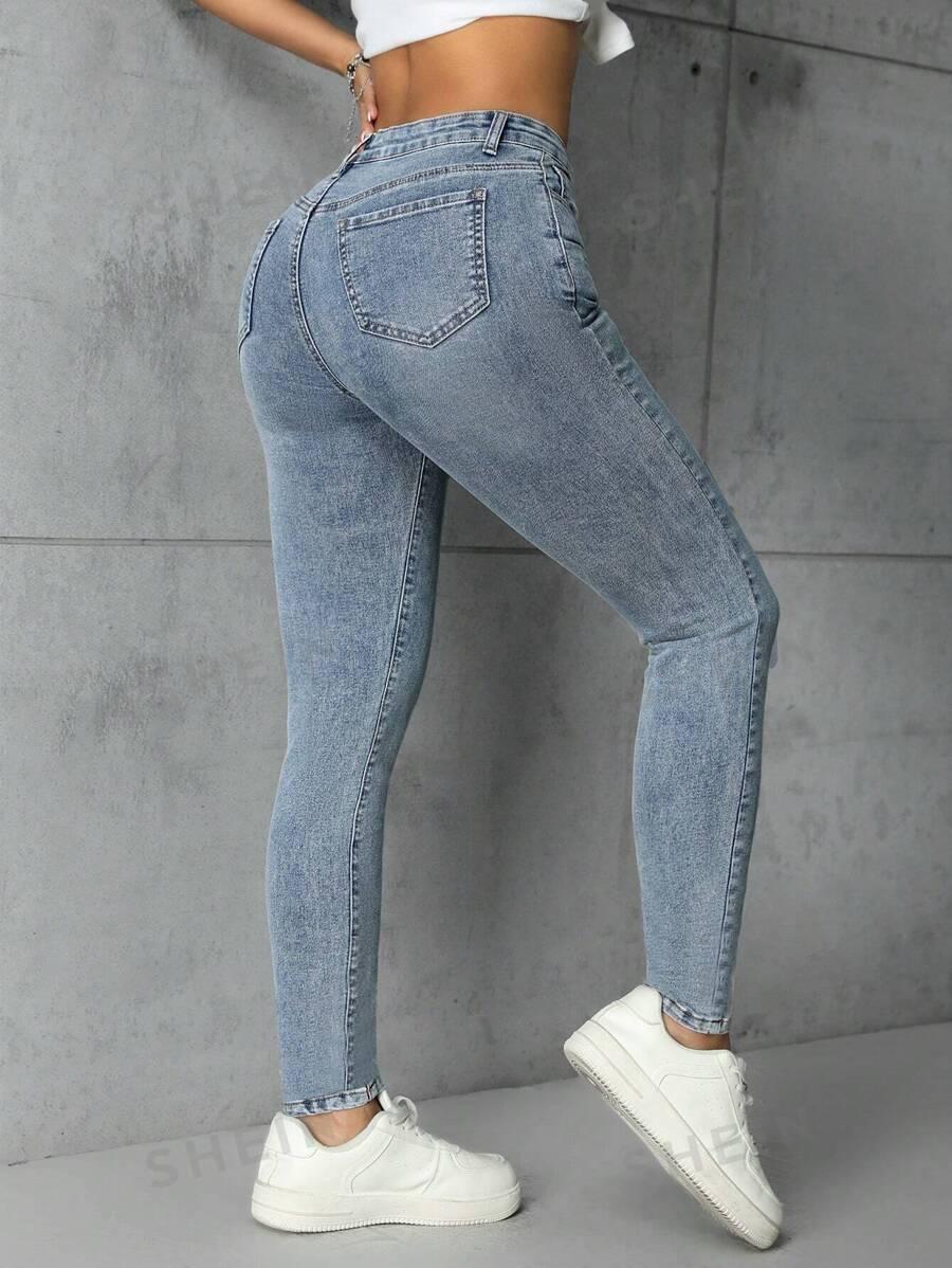 SPODNIE JEANS RURKI