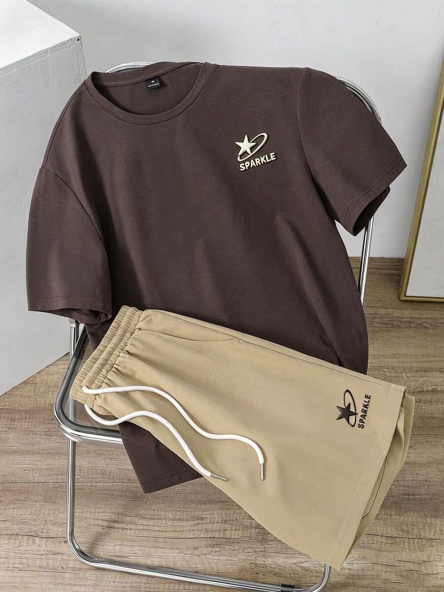 komplet t-shirt spodenki