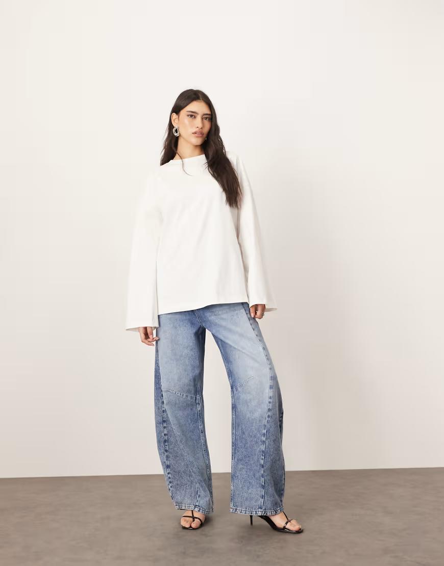 BIAŁA BLUZKA OVERSIZE