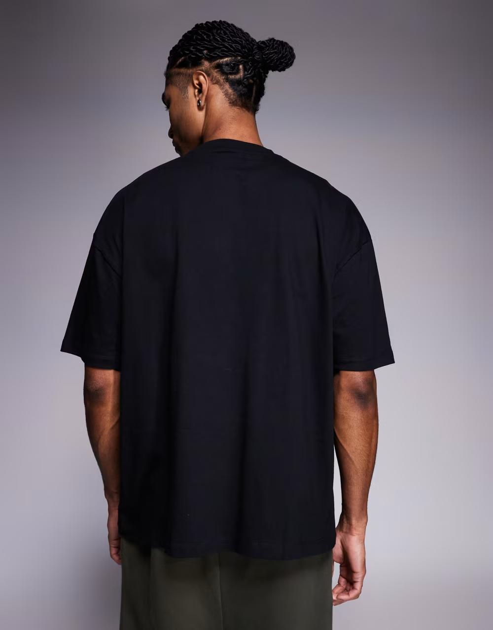 czarny bawełniany t-shirt  basic