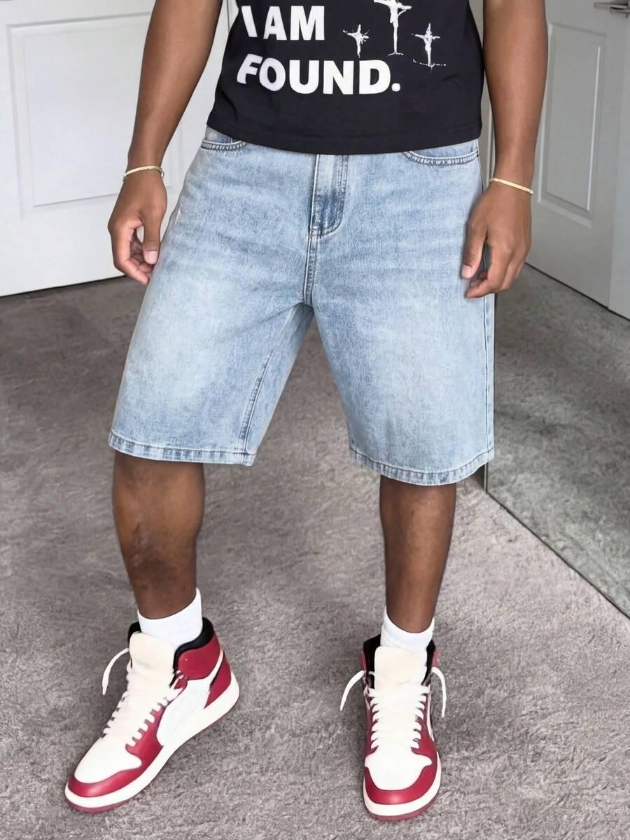 spodenki przed kolano jeans