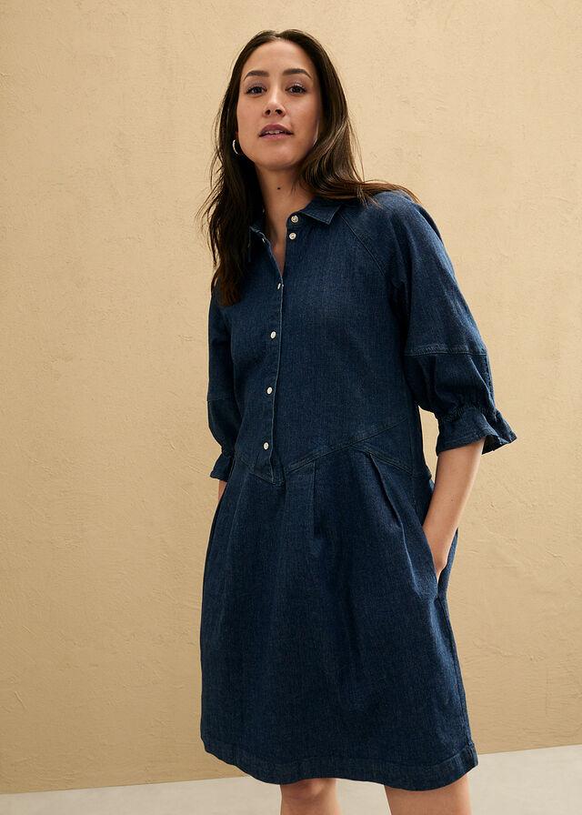 SUKIENKA JEANS guziki
