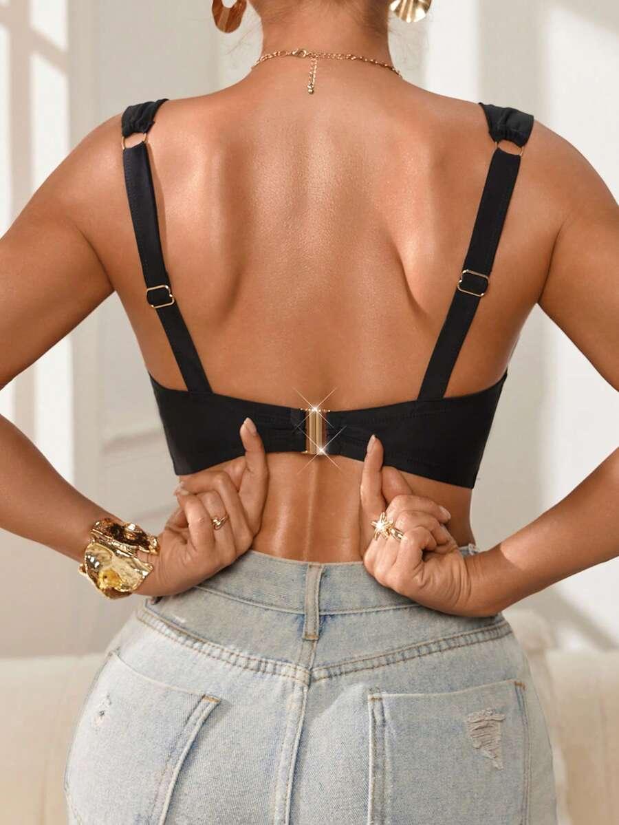 czarna góra od bikini
