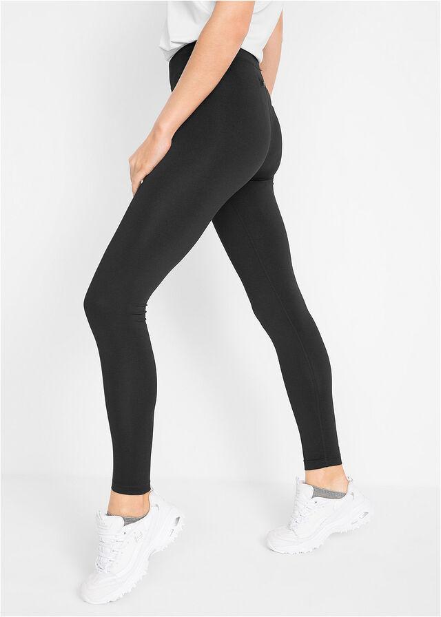CZARNE LEGGINSY CASUAL