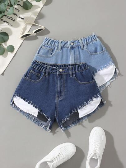 spodenki jeansowe 2 szt