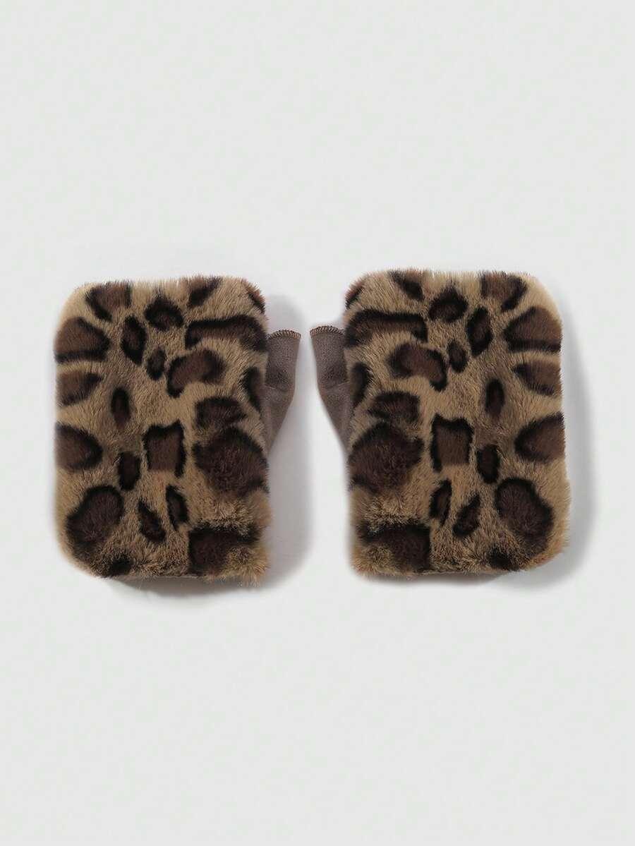 RĘKAWICZKI MITENKI animal print