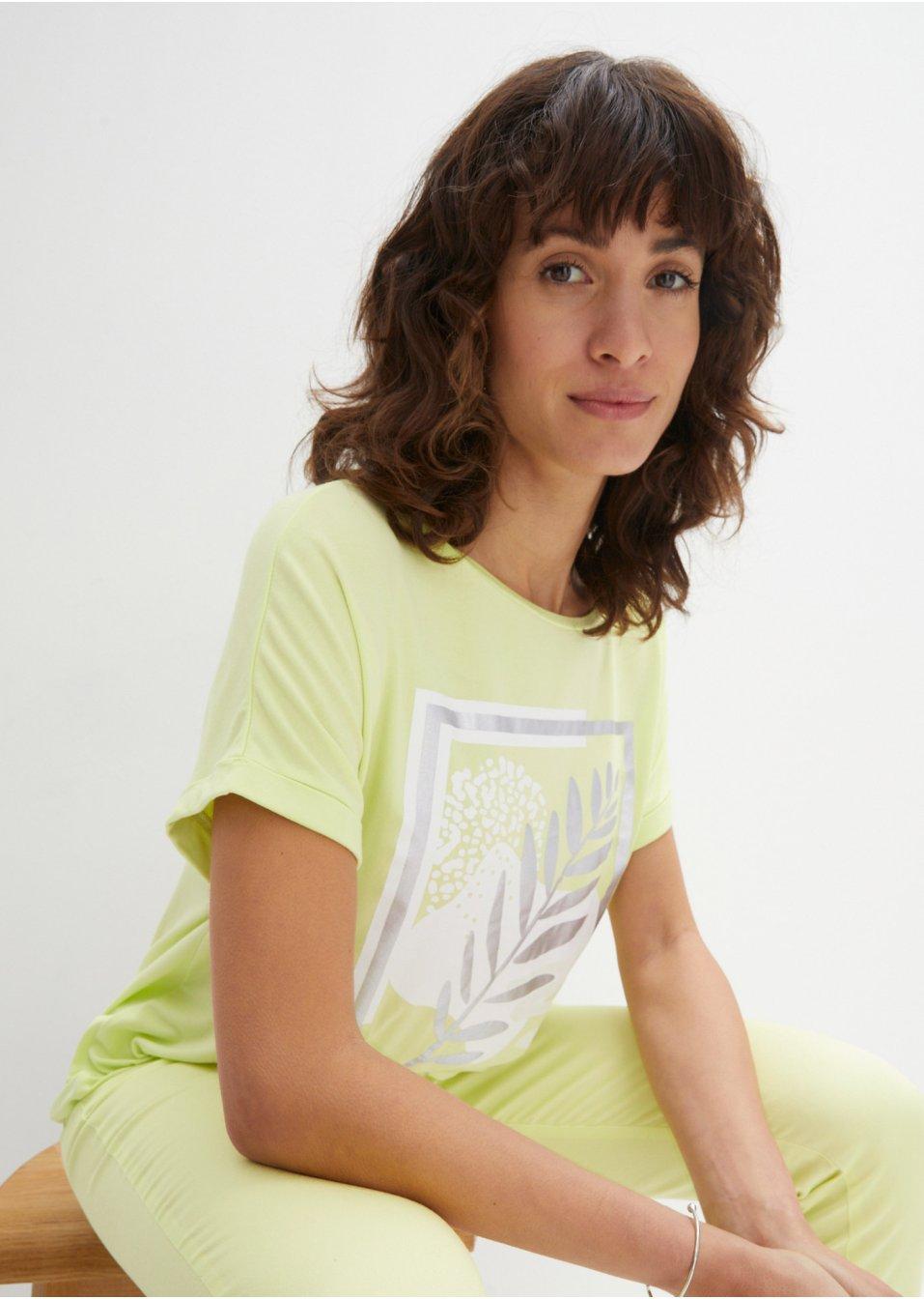 ZIELONY T-SHIRT PRINT 