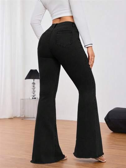 czarne spodnie jeans 