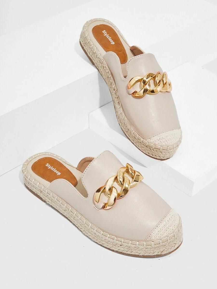 BEŻOWE WSUWANE ESPADRYLE