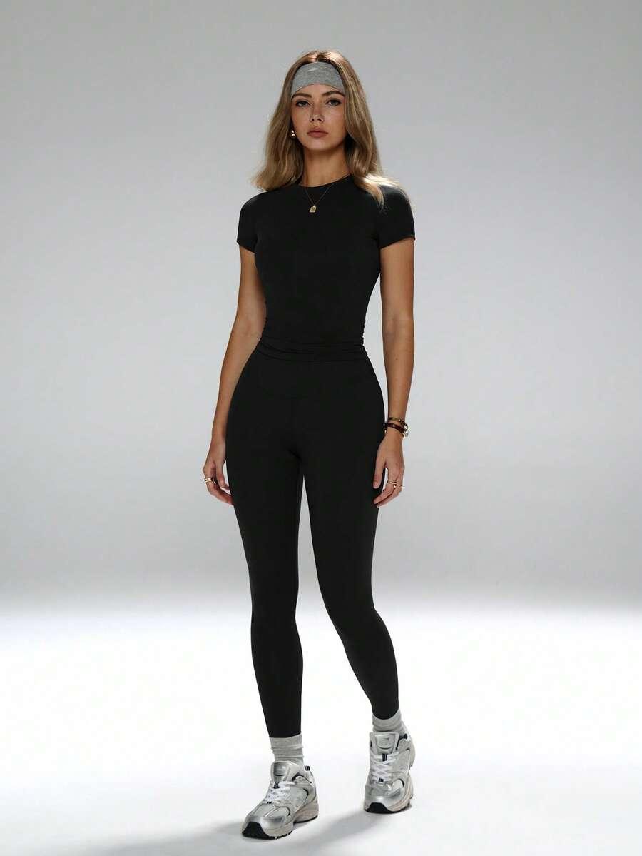 KOMPLET BLUZKA LEGGINSY
