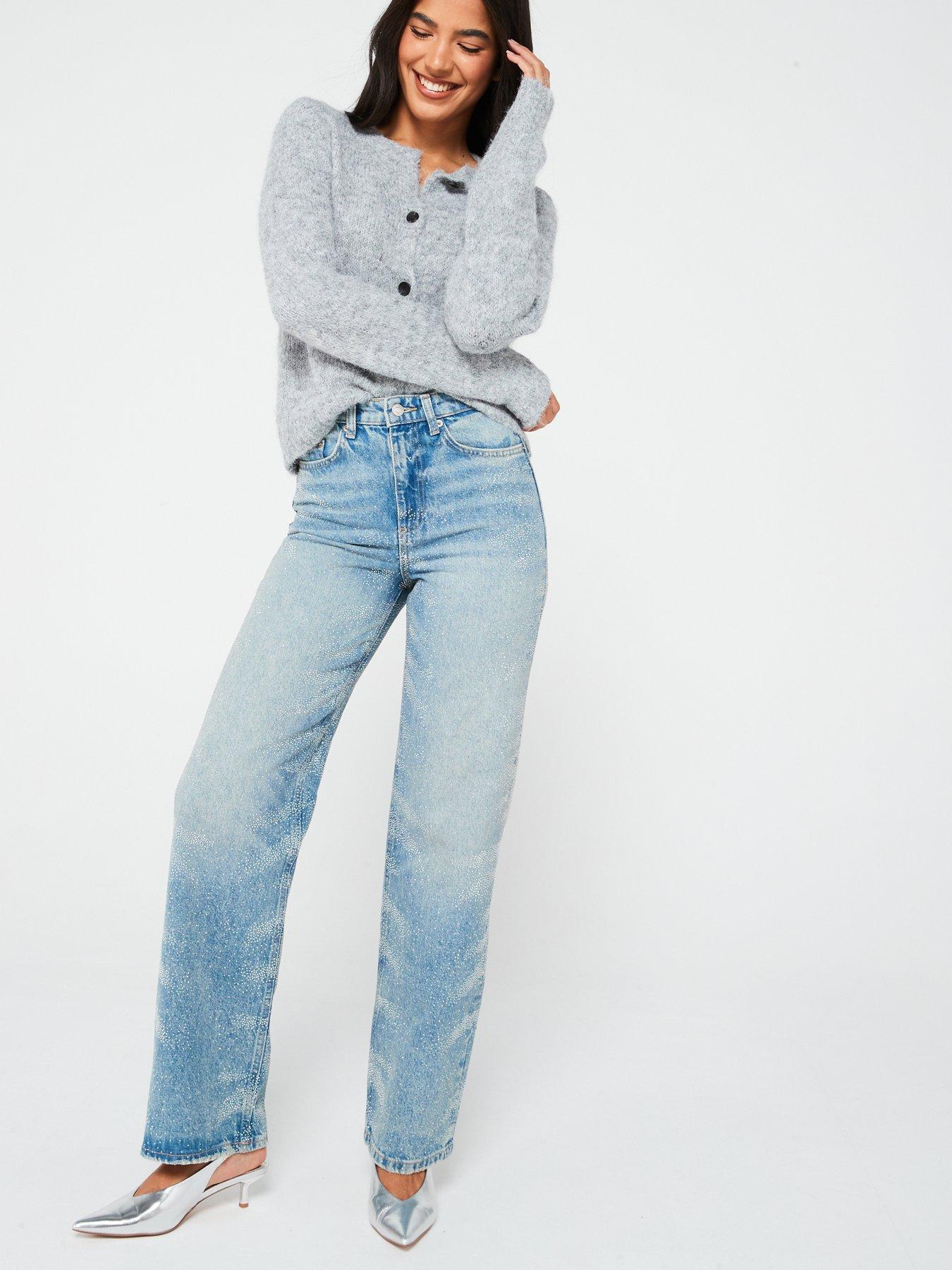 VERO MODA JEANSY WIDE LEG HIGH RISE