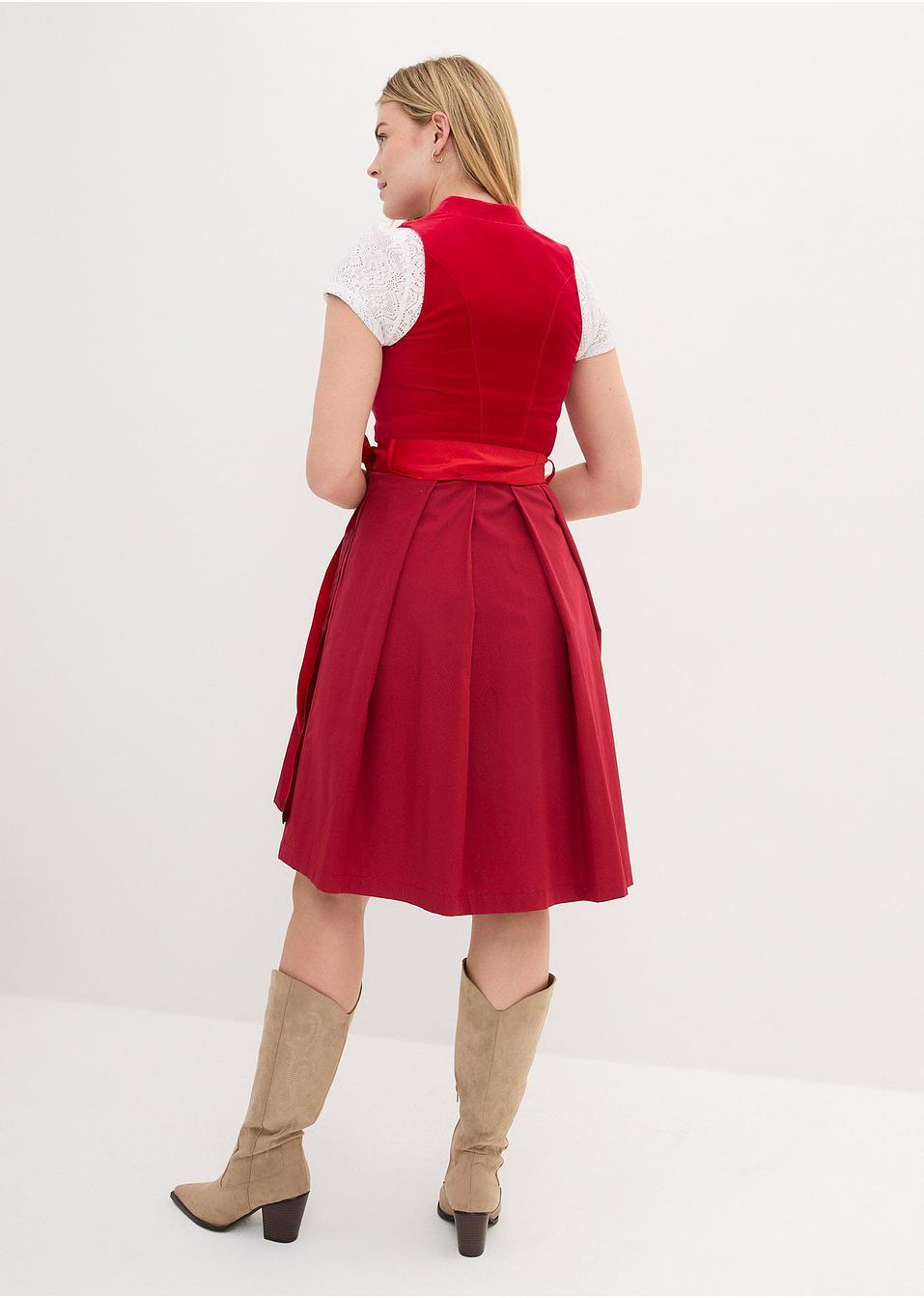 BAWEŁNIANY DIRNDL MIDI