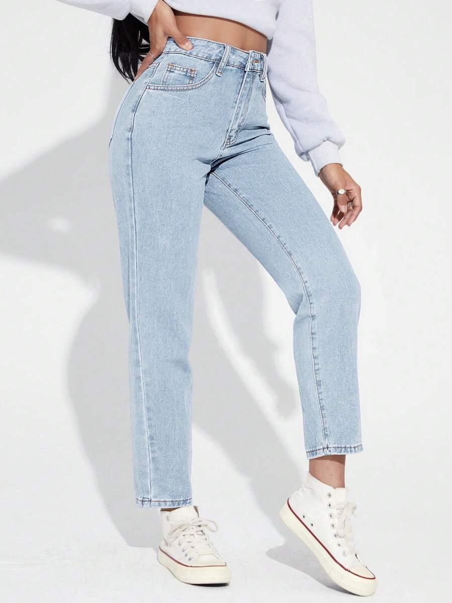 NIEBIESKIE SPODNIE JEANS