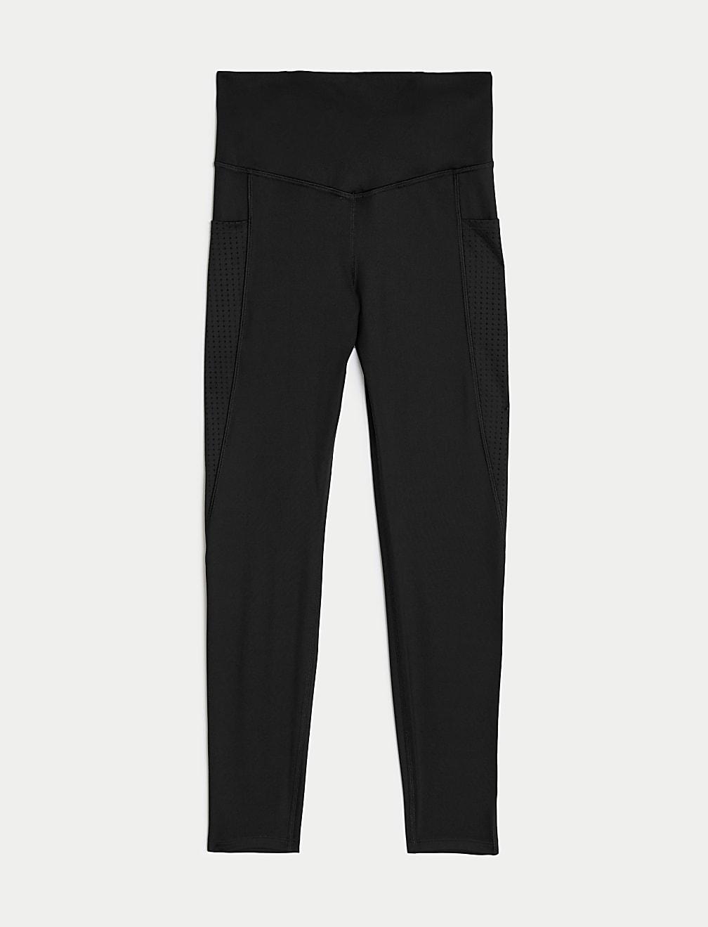 czarne legginsy T51-6552-Y0