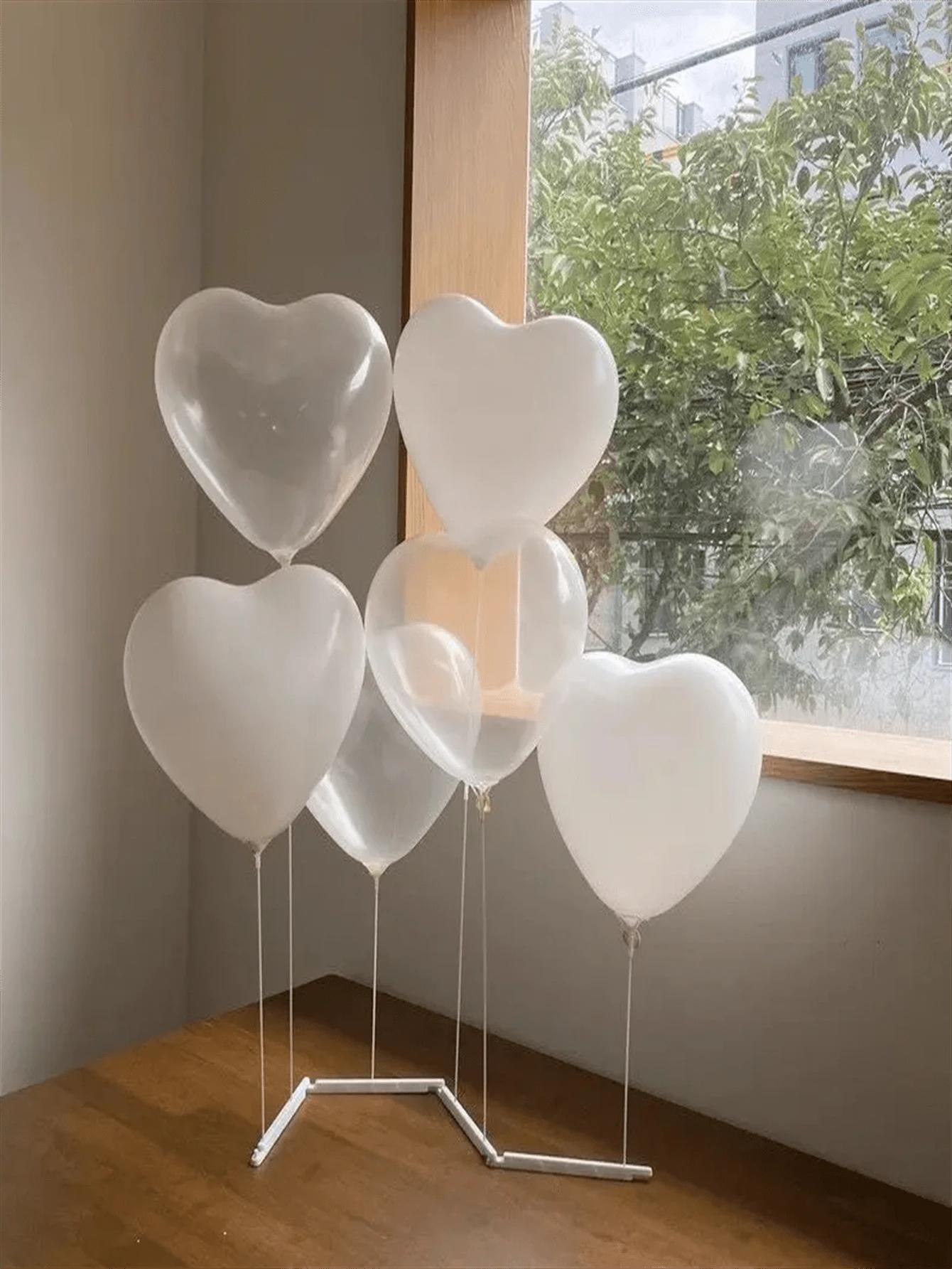 BIAŁY STOJAK NA BALONY