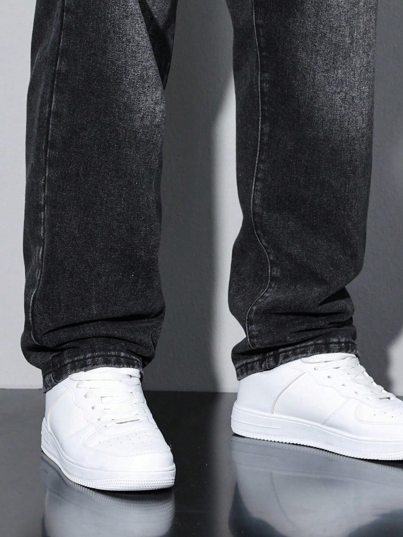 CZARNE SPODNIE JEANS
