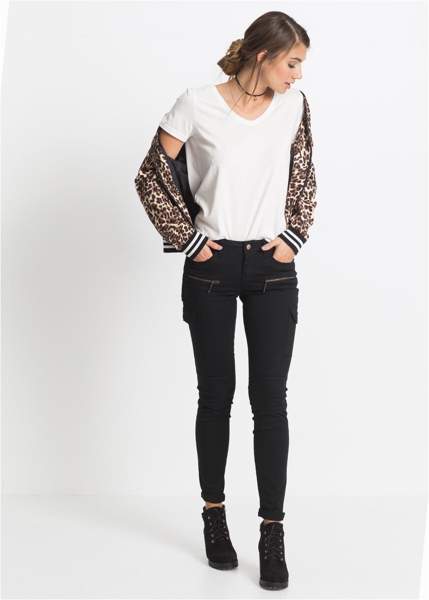 CZARNE SPODNIE JEANS RURKI ZAMEK